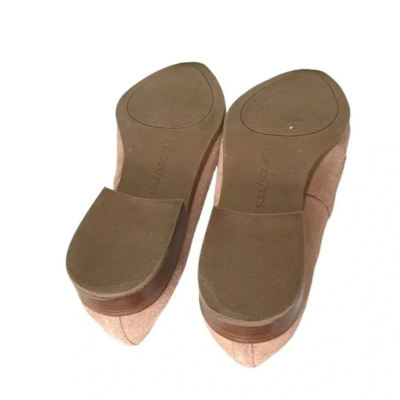 SOLE SOCIETY | Jessica Dusted Plum Leather Suede Slip-On Loafers Size 9M (NWOB) - Picture 6 of 7